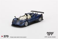 HP บาเร็ตต้าสีฟ้า LHD รถโมเดล Diecast มินิ GT 1:64 Pagani Zonda