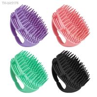 ◇✠☈ Hollow Out Hair Scalp Massager Shampoo Brush Wet Dry Manual Head Massage Comb Scrubber Exfoliate Remove Dandruff Deep Cleaning