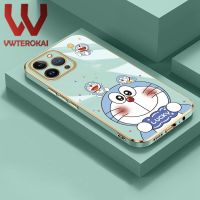 เคสโทรศัพท์โดราเอมอนสีฟ้าการ์ตูน3D น่ารักสำหรับ VIVO V27 V27E V17 V19 V21 V11 V11โปร V11i S1โปร V9 V20โปร V20 V20 SE V23 V15 V15 V29E โปรกล้องปกป้อง S1นุ่มหลังซิลิโคนอ่าว