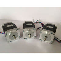 1Pc 0.9องศา Nema 23 Stepper Motor 2.8A 1.8Nm 4ตะกั่ว Nema23 57HM76-2804 256ออนซ์