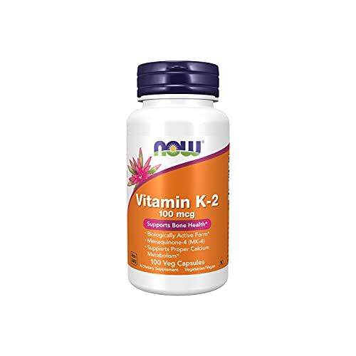 [PREORDER] Now Foods Supplements Vitamin K2 mcg Menaquinone4 MK4 Supports Bone Health Veg