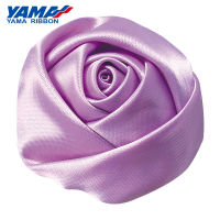 YAMA Single Face Satin Ribbon Bud Rose Diameter 60mm±5mm 50pcsbag for Girl Dress Gift Flower Diy Toy Wedding Decoration