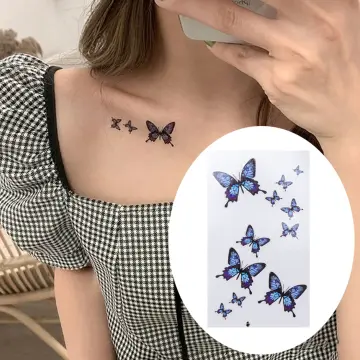 Fishing Line Butterfly Choker Necklace Tattoo Neck - Temu Malaysia