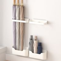 [COD] Umbrella storage wall-mounted Japanese-style home entry porch free punching shoe cabinet bucket door put drain