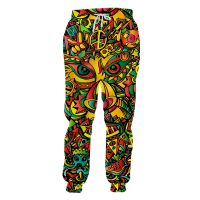 OGKB Mens Graffiti Joggers Pants Casuals 3d Printed Men Sports Pants Comfortable Street Style Graffiti Oversized 6XL Trousers