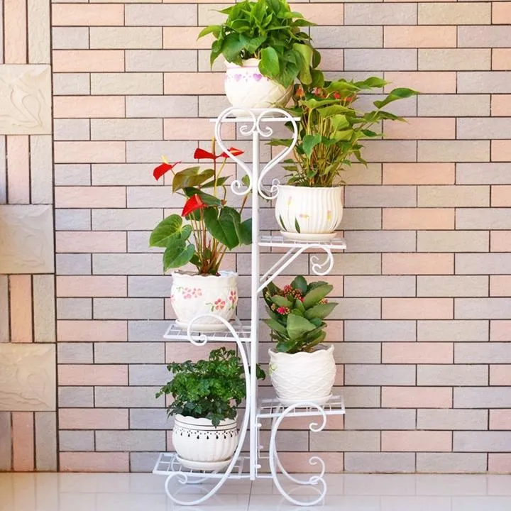 Kệ sắt để chậu hoa, cây cảnh 5 tầng sang trọng | Lazada.vn