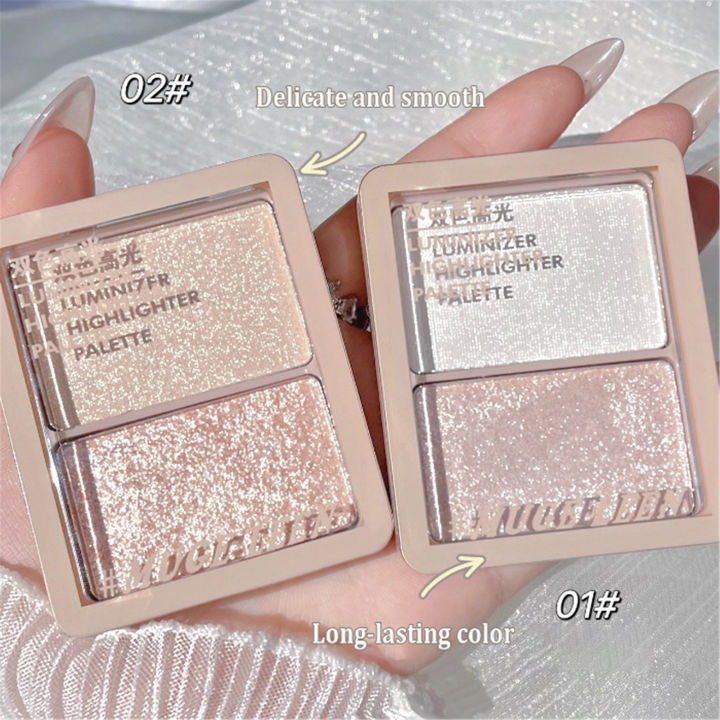 มันฝรั่งบดแวววาวเพชรสีชมพูพาเล็ทไฮไลท์เจล-rias-wajah-highlighter-ใบหน้าและร่างกายเพิ่มความสว่างแรเงาเงาธรรมชาติ