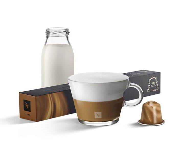 Nespresso Barista SCURO Ground Coffee Capsules เนสเพรสโซ บาริสต้า ซัวโร แคปซูล กาแฟคั่วบด 10