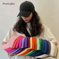 Prettyset】หมวกแก๊ปเบสบอลหมวกกันแดดครอบครัว,หมวกแก๊ปหมวกกีฬาเบสบอลปรับได้สำหรับฤดูร้อนสีทึบหมวกฮิปฮอปเบสบอลยูนิเซ็กซ์