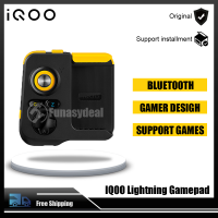 Vivo IQOO Gamepad Lightning Gamepad,เชื่อมต่อและเล่นได้ทันทีรองรับเกมขนาดใหญ่,เก้าปุ่ม + การออกแบบจอยสติ๊กขนาดใหญ่,คีย์ที่กำหนดเอง,ความรู้สึกในการเล่นเกม,แบตเตอรี่150ชั่วโมง