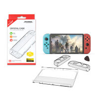 Switch OLED host crystal case Switch OLED left and right handle transparent protection hard box anti-fall shell