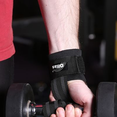 Nylon Fitness Wrist Support Wear Resistant Carpal Protector Pain Relief Safety Gear Non-slip for Weightlifting Powerlifting Gym