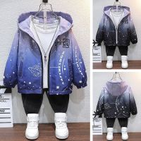 [COD] Boys and Jacket Coat 2022 New Middle Big Handsome Fried Street Hooded Childrens