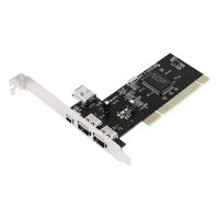 3 Port IEEE 1394 Firewire Card PCI Firewire Adapter IEEE 1394 PCI Controller Card for Desktop PC