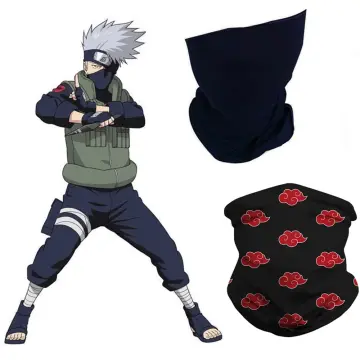 Cheap Anime Naruto Akatsuki Uchiha Sasuke Hatake Kakashi Glove Cuff Mitten  Necklace Headband Mask Cosplay Accessories