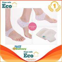 Eco Home ซิลิโคนถนอมส้นเท้าลดอาการบาดเจ็บส้นเท้า รองส้นเท้ากันช้ำ ส้นเท้าแตก Shoes Accessories（1คู่）