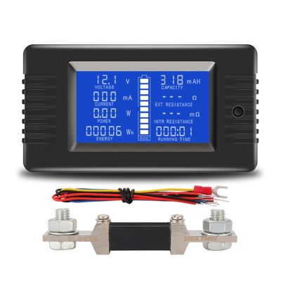 PZEM015 Digital DC 0-200V Voltage Current with Shunt Car Battery Tester Voltage Meter Monitor 12V 24V 48V