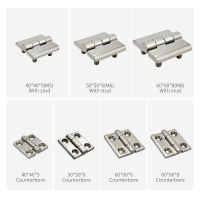 Boat Cast Door Butt Hinges Four-section Stainless Steel Precision Casting Hinge For Yacht Boat Accessories Marine 1.6/2/2.4 Inch