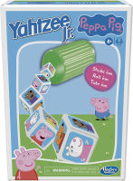 Hasbro Gaming Yahtzee Jr.: Peppa Pig Edition Board Game for Kids Ages 4 and Up, Counting and Matching Game for Preschoolers (Amazon Exclusive)