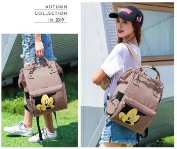 Anello Mickey Mouse Canvas Crossbody Handheld Tote Shoulder Bag Casual Bag