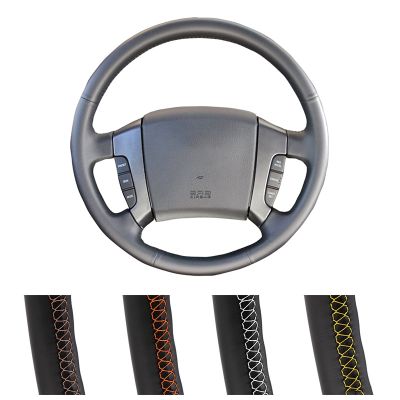 【YF】 Car Steering Wheel Cover For Kia Sorento 2003 2004 2005 2006 2007 2008 2009 Leather Wrap