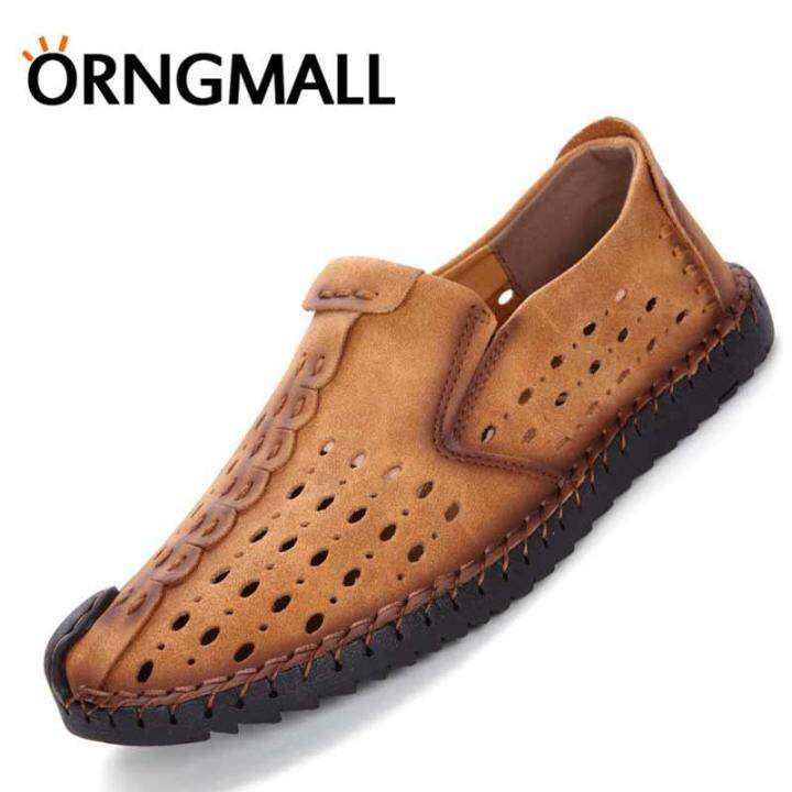 orngmall-ขายร้อนอิตาเลี่ยน-handmade-breathable-รองเท้าผู้ชายรองเท้าหนังลำลองรองเท้าอย่างเป็นทางการ-loafers-moccasin-flats-รองเท้าขนาดใหญ่ขนาด-38-46