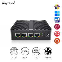 ขายโรงงานซอฟต์เราเตอร์2.5กรัม Intel Celeron N4100 J4125 N5030 Quad Core 4 I226 2500M Nics 2 DDR4 HD-MI VGA PfSense Opntu VPN Firewall Server