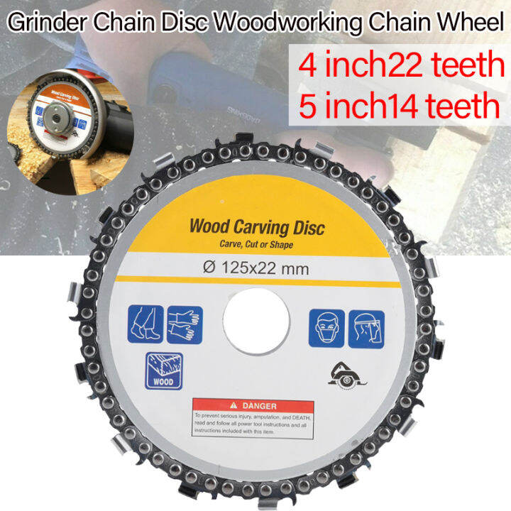4/5inch multifunctional angle grinder chain saw blade woodworking