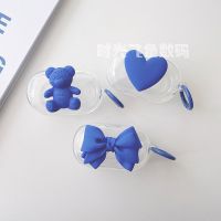 【Discount】 Klein Blue Bear &amp; Bow for A6S TWS Airdots Soft Earphone Case Cover