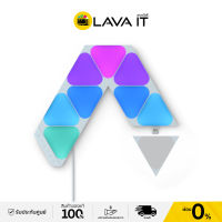 Nanoleaf NL48-1001TW-10PK Shapes mini Triangles Expansion Kit (10 Panels) แผงไฟแต่งห้องรูปสามเหลี่ยมเล็ก (รับประกันสินค้า 2 ปี) By Lava IT