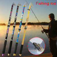 D-S☚ Portable Telescopic Fishing Sea Rod Travel Spinning Pole Reel 2.1/2.4/2.7/3.0/3.6m