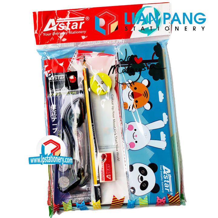 Astar Stationery Sets 6 In 1 Lazada