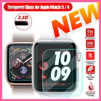 UOIGXO SHOP HD IWatch 40มม. 44มม. อุปกรณ์ป้องกันหน้าจอกระจกเทมเปอร์ฟิล์มป้องกันสำหรับ Apple ดู5 4