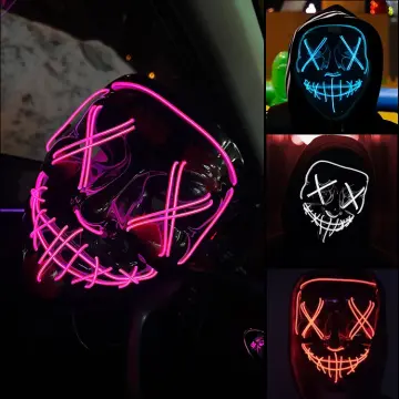 BoywithUke Bluetooth LED Face Changing Mask Diy Picture Text