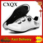 CXQX Đi Xe Đạp Giày Người Đàn Ông Và Phụ Nữ Với Cleats Giày Đường Xe Đạp thumbnail