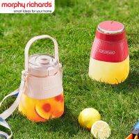 Morphy Richards เครื่องปั่นน้ำผลไม้แบบพกพา1L ฝาสองชั้นกระบอกน้ำเพื่อสุขภาพปราศจาก BPA พร้อมหลอดมิลล์เชคเครื่องทำน้ำผลไม้ผลไม้ถ้วยผสม Tt. ร้านค้า