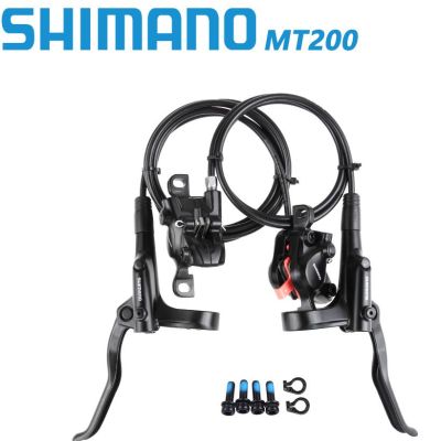 Shimano BR MT200 MTB จักรยานเบรก8001350 1400 1450มิลลิเมตรก้าน Avid จักรยานเสือภูเขาดิสก์เบรกไฮดรอลิอัพเกรด M315 HS1 G3โรเตอร์