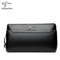 Men coded lock long wallet male business safty lock Clutch microfiber synthetic leather casual purse fashion soft handbag