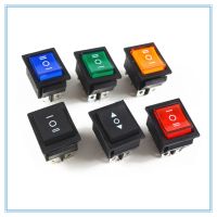 KCD4 Rocker Switch Power Switch 3 Position 6 Pins With Light 16A 250VAC/ 20A 125VAC