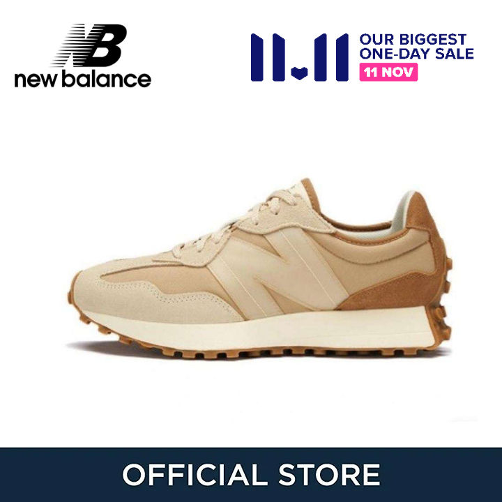 New Balance 327 Retro Khaki brown MS327AAN 100% original | Lazada