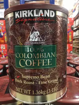 Kirkland Signature Decaffeinated Coffee, Dark Roast, 3 lbs, 1.3kg