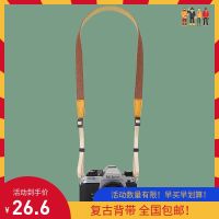 【Original import】 [Film Little Giant] Mirrorless/Polaroid/SLR Shoulder Strap Retro Camera Dual-purpose Narrow Strap