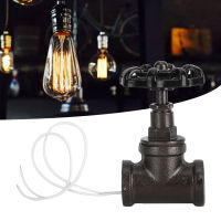 วาล์วโคมไฟวินเทจ Simple Light Valve พร้อมสายสีขาวสำหรับบ้านสำหรับสวิตช์ไฟสำหรับโคมไฟตั้งโต๊ะ