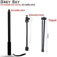 【หรูหรา】หรูหรา2เมตรเสาอลูมิเนียมอัลลอยด์ยาวสุดกล้องส่องทางไกล Selfie Stick สำหรับ Gopro Sjcam Insta360หนึ่ง X2แอมป์; หนึ่ง360 VR อุปกรณ์เสริมสำหรับกล้อง