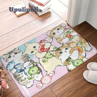 [A VOGUE] Kawaii Cat I Just Here ForMat Soft Rug Non Slip Cats Absorbent Mat ForRoomPrinted Indoor Outdoor Mats