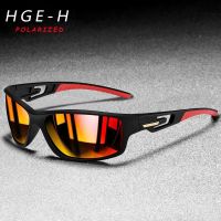 [แฟชั่น] HGE-H สุดเท่กีฬาแว่นกันแดด P Olarized ผู้ชายขับรถ Night Vision อาทิตย์แว่นตาแสงอัลตร้า TR90กรอบแว่นตา UV400 N66