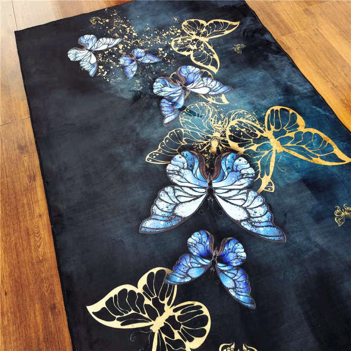 european-style-blue-butterfly-big-carpet-classic-living-room-bedroom-carpet-nordic-kitchen-rugs-non-slip-mat-beside-rugs
