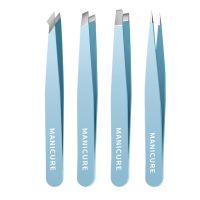 【cw】 Tweezer Eyebrow Trimming Color Beard Pulling Artifact Oblique Clip Makeup Remover