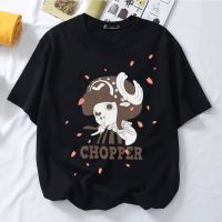 For-One piece tshirt Anime Tony  Chopper t-shirt brand clothing tshirt homme anime White beard Monkey Luffy Anime Fashio