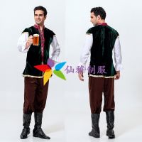 Halloween Indian national cosplay prince performance costume Oktoberfest male adult dance